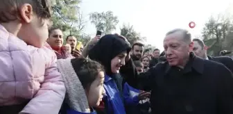 Erdoğan Osmaniye'de çadır kenti ziyaret etti