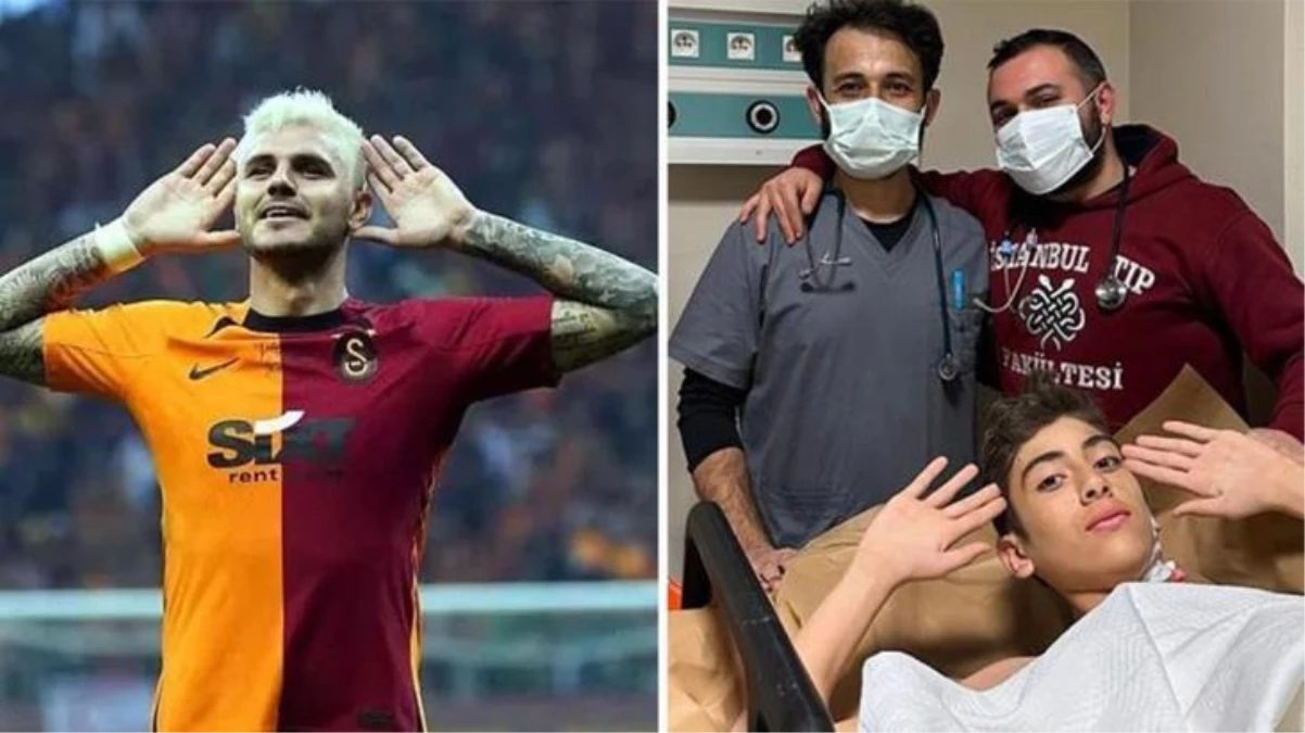 Icardi sözünü tuttu! Mucizevi şekilde enkazdan çıkan Kadir\'in isteğini gerçekleştirdi