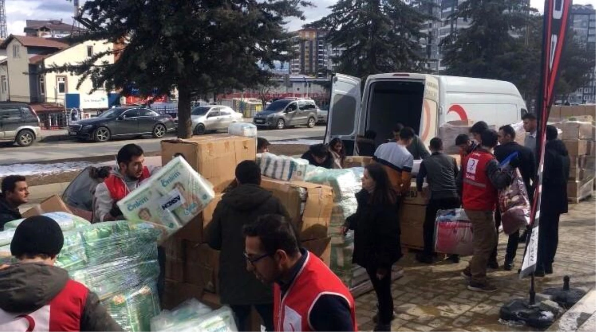 Kastamonu\'dan asrın felaketinde deprem bölgesine 59 tır yardım gönderildi