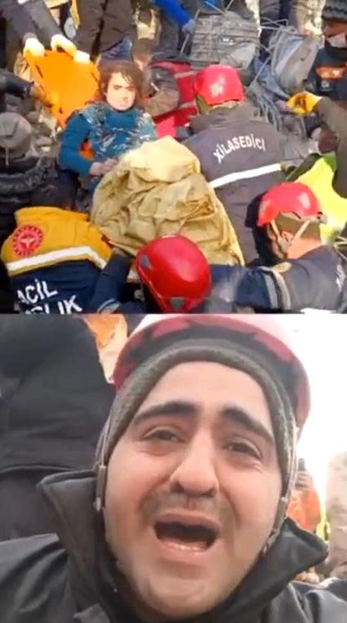 127 saat sonra gelen mutluluk Azerbaycanlı ekibi ağlattı