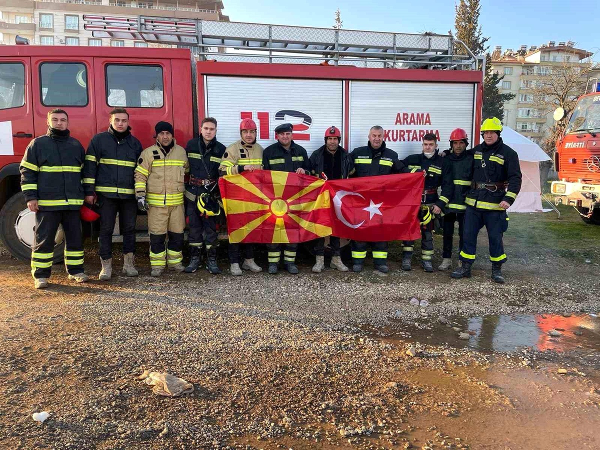 Çaycuma itfaiyesi Makedonya\'yı ekibine kattı