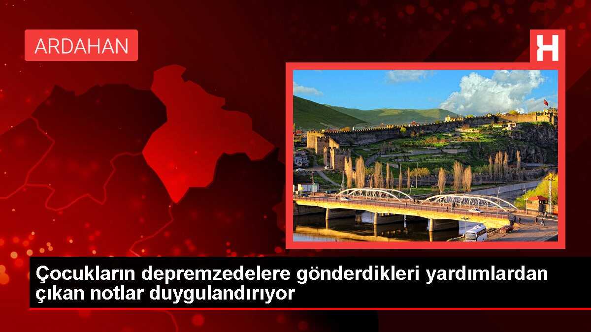 Çocukların depremzedelere gönderdikleri yardımlardan çıkan notlar duygulandırıyor