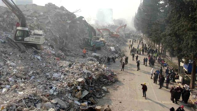 Depremin merkez üssü Kahramanmaraş felaketin 6'ıncı gününde havadan görüntülendi Depremin merkez üssü Kahramanmaraş felaketin 6'ıncı gününde havadan görüntülendi