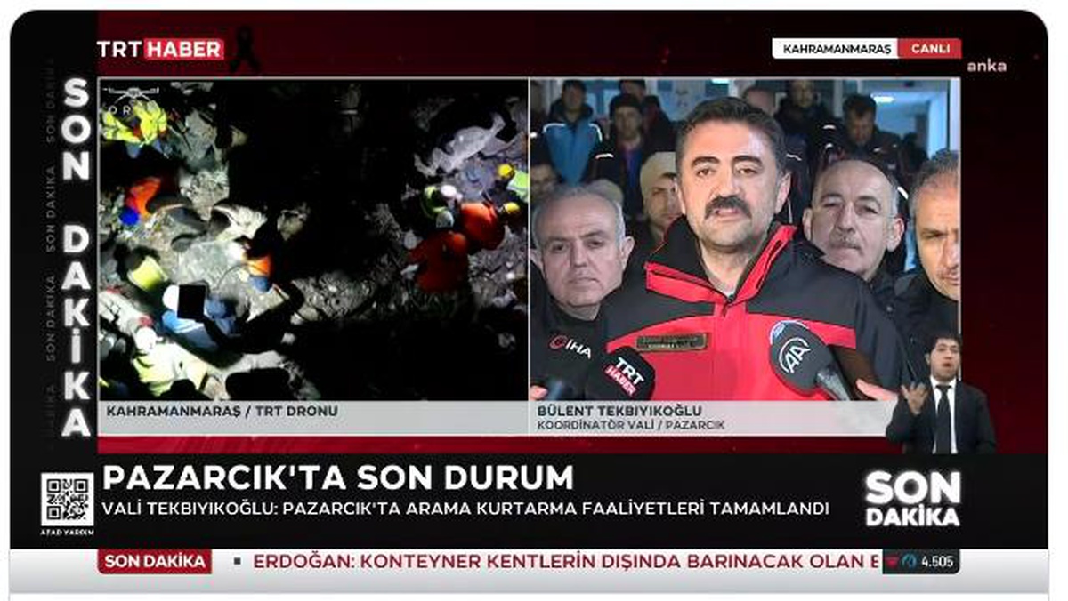 Depremin Merkez Üssü Pazarcık\'ta Koordinatör Vali Olarak Görevlendirilen Kırıkkale Valisi Tekbıyıkoğlu: "Pazarcık İlçesindeki Enkazlarımızdaki...
