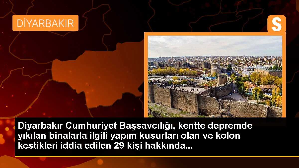 Diyarbakır\'da yıkılan binalardaki kusurlara ilişkin 31 şüpheli gözaltına alındı