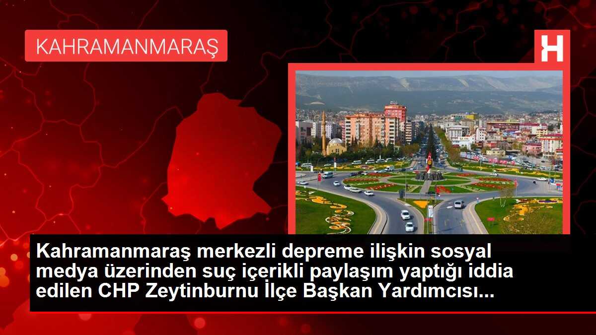 CHP Zeytinburnu İlçe Başkan Yardımcısı Süleyman Dağ gözaltına alındı
