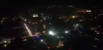 Kahramanmaraş'ta geceyi arama kurtarma çalışmaları aydınlattı