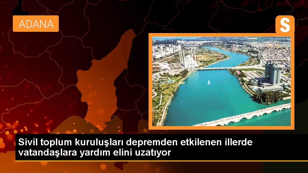 Sivil toplum kuruluşları depremden etkilenen illerde vatandaşlara yardım elini uzatıyor