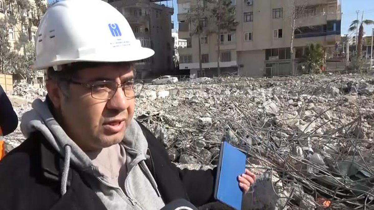 Yıkılan binanın başında konuşan görevlinin anlattıkları ihmalkarlığı gözler önüne serdi