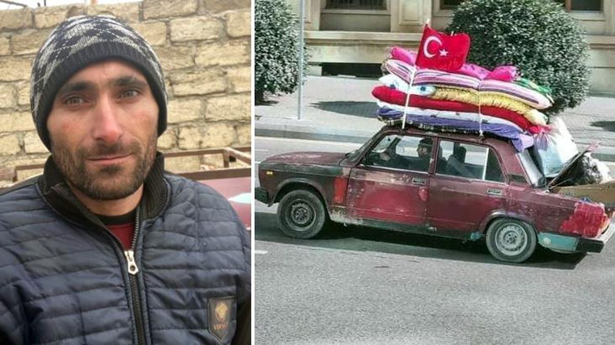 Aracına yüklediği yorganlarla Türkiye'nin yardımına koşan Azerbaycanlı Beşirli ilk kez konuştu: Çok kederliyiz