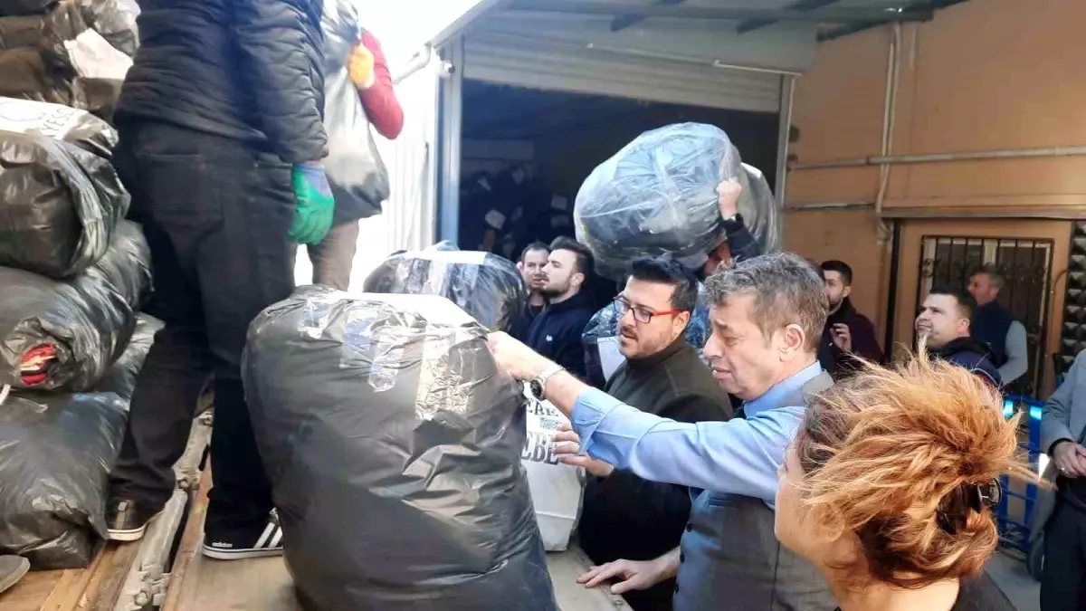 Aydınlı esnaf odalarından depremzedelere yardım eli