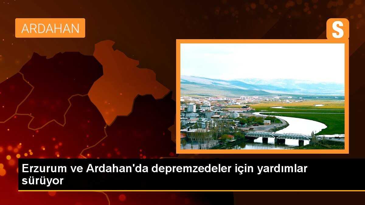 Erzurum ve Ardahan\'da depremzedeler için yardımlar sürüyor