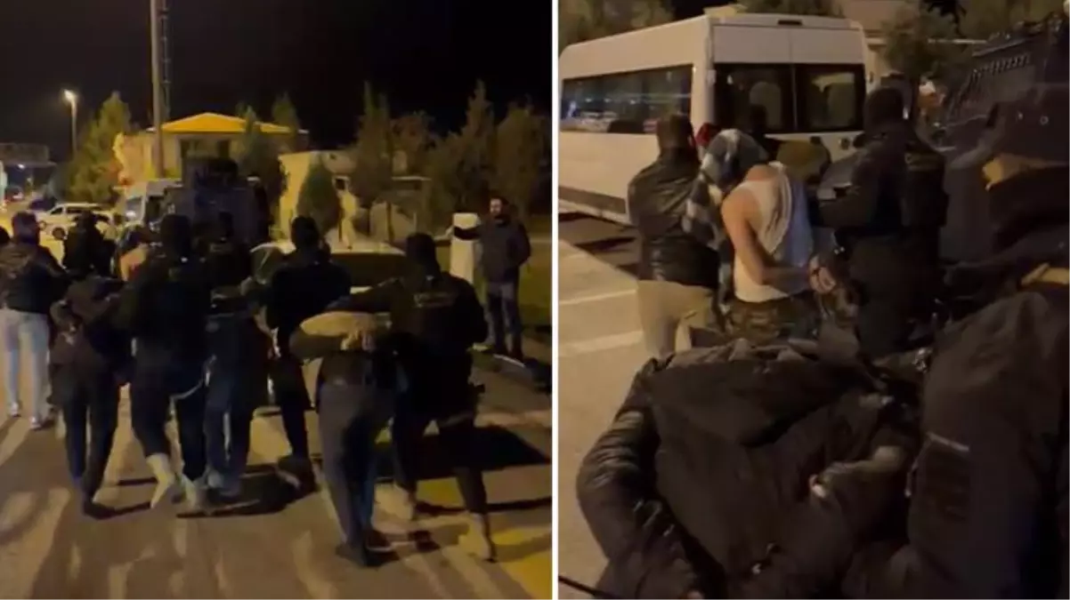 Hatay\'da yağma yapıp Adana\'ya dönen 8 kişilik grup, Ceyhan gişelerde gözaltına alındı