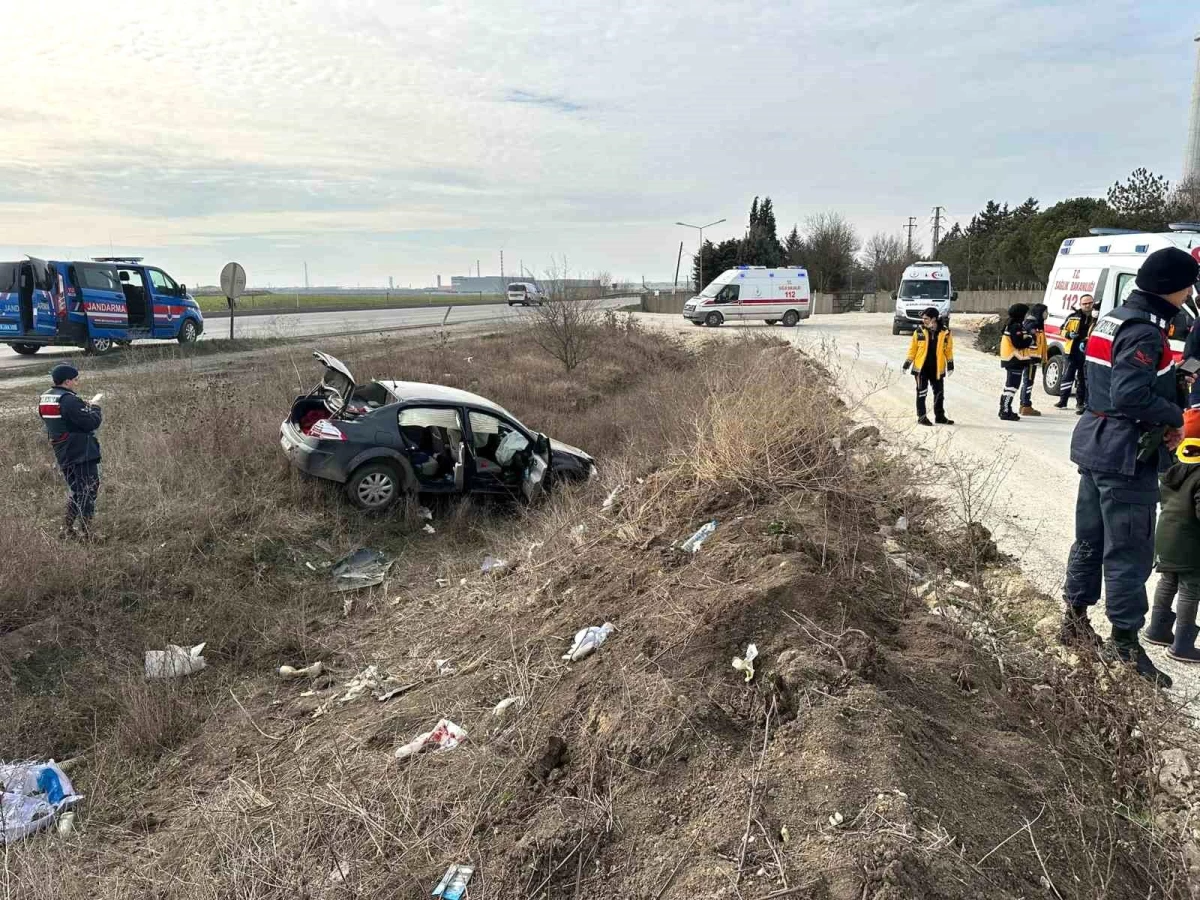 Kırklareli\'nde trafik kazası: 3 yaralı