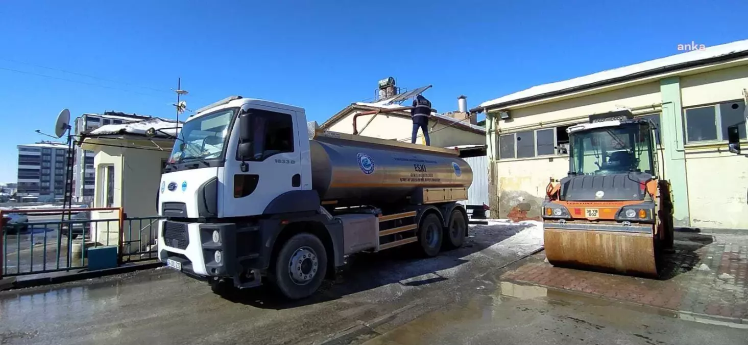 Eskişehir Büyükşehir Belediyesi Su ve Kanalizasyon İdaresinden Afet Bölgesinde Yoğun Çalışma