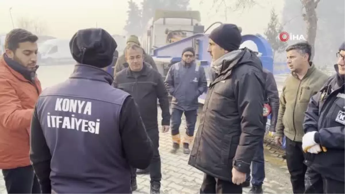 Hatay\'ın su şebekesine Konya ekiplerinden can suyu