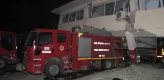 Hataylı itfaiyecileri ölümden bindikleri araçlar kurtardı