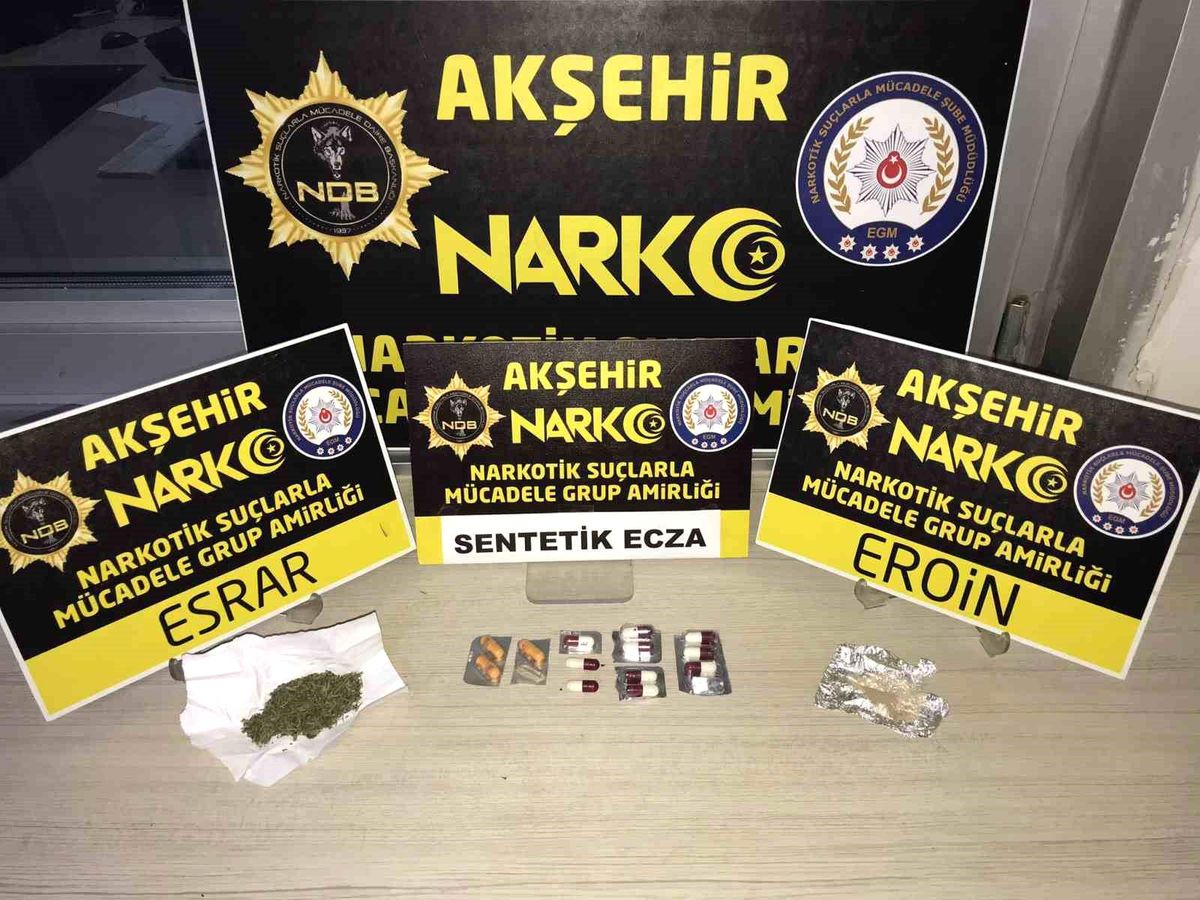 Konya\'daki uyuşturucu operasyonunda 1 kişi tutuklandı