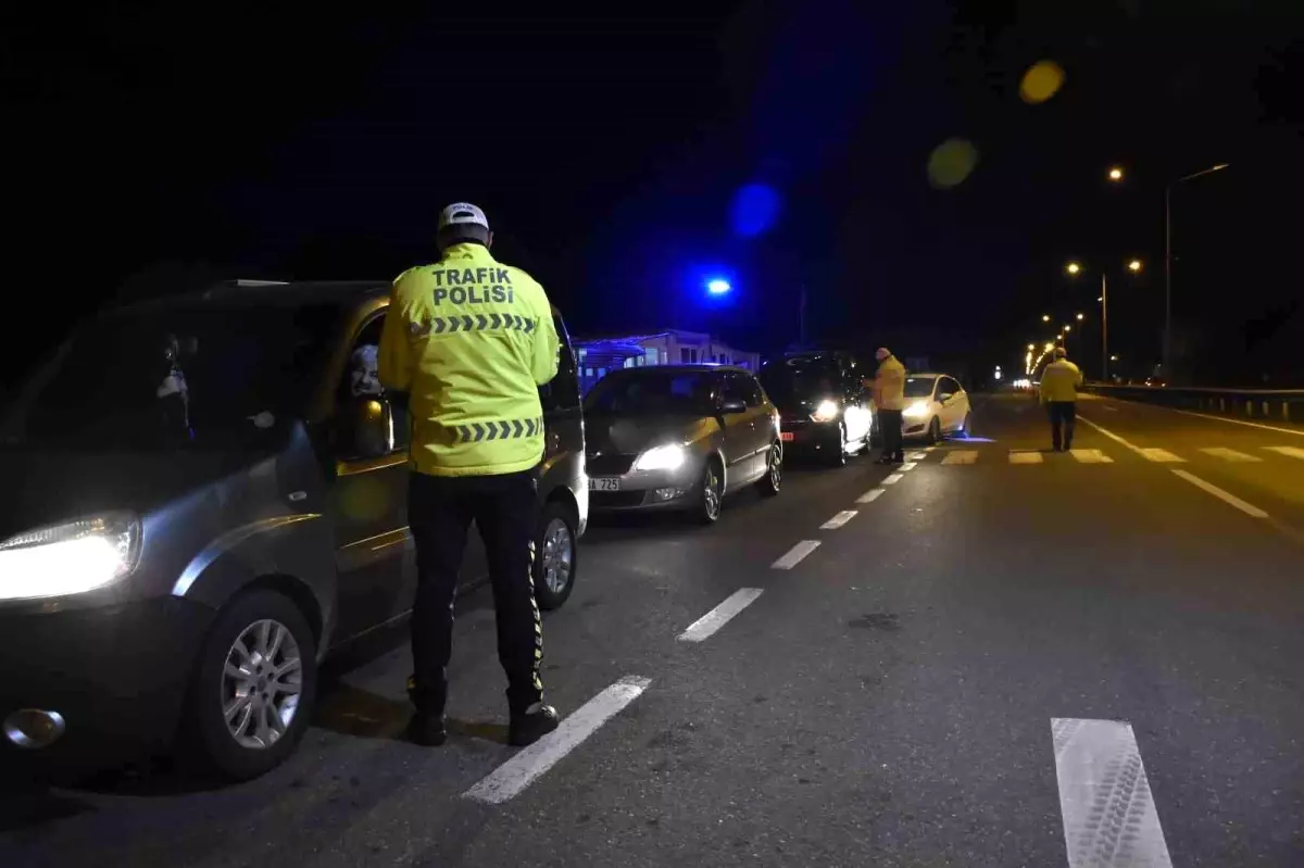 Ordu\'da trafik denetimleri sürüyor