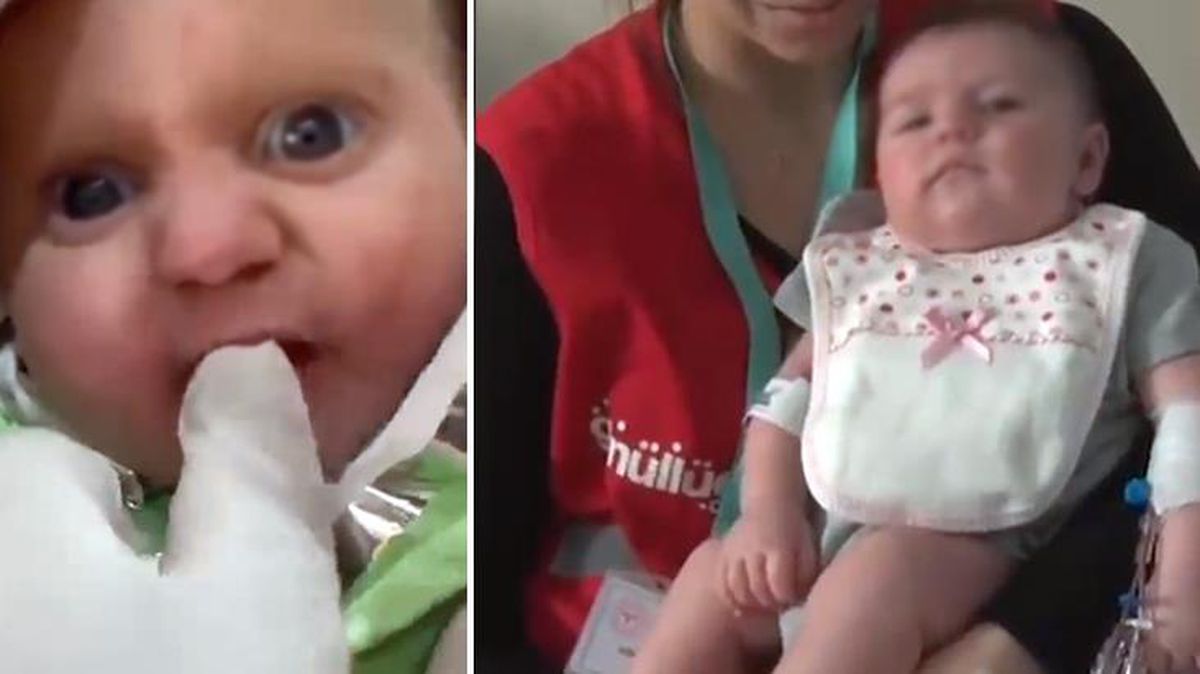 107 saat sonra kurtarılmıştı! Parmak emdiği video ile Türkiye'nin gündemine oturan bebekten haber var
