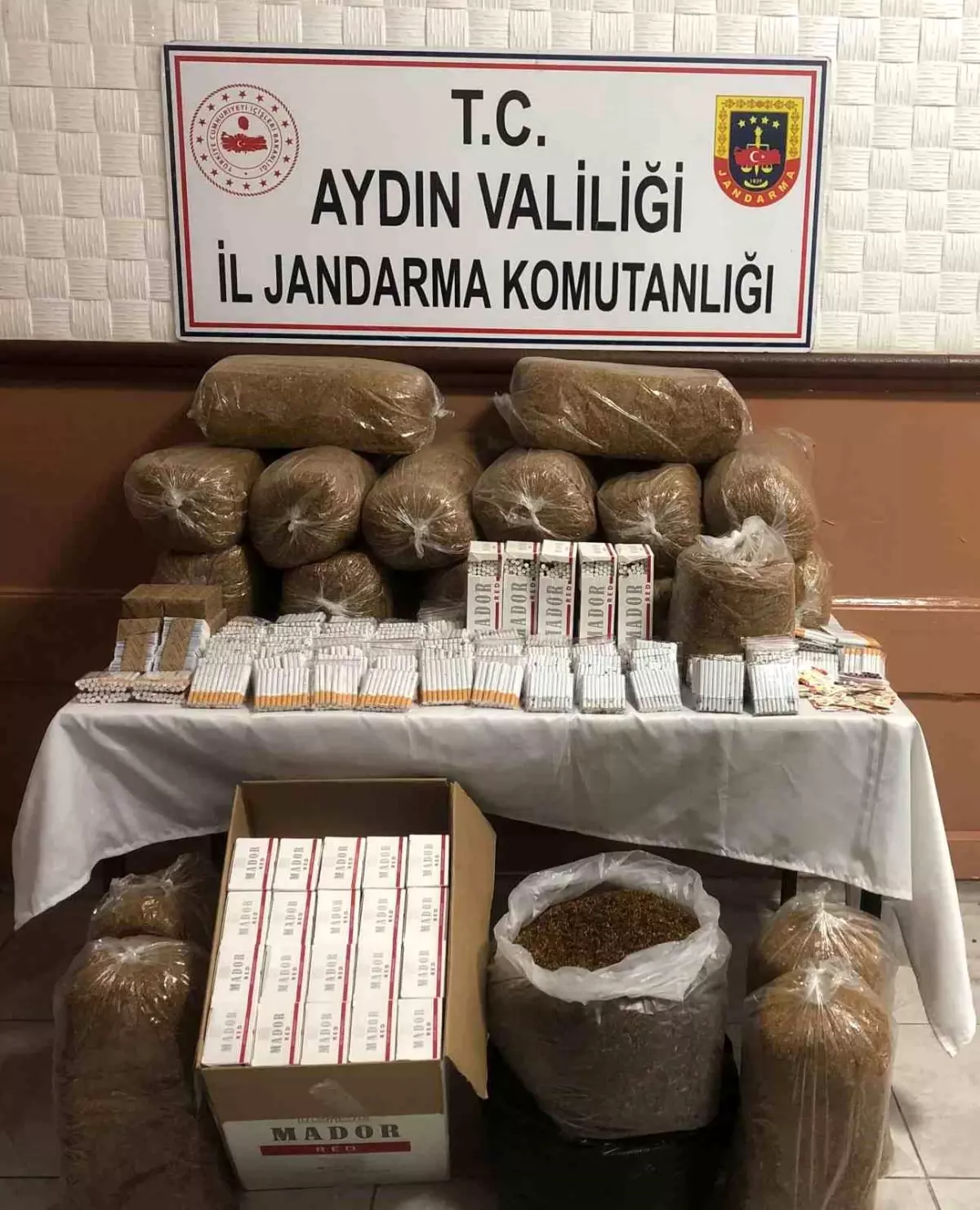 Aydın\'da kaçak sigara ele geçirildi