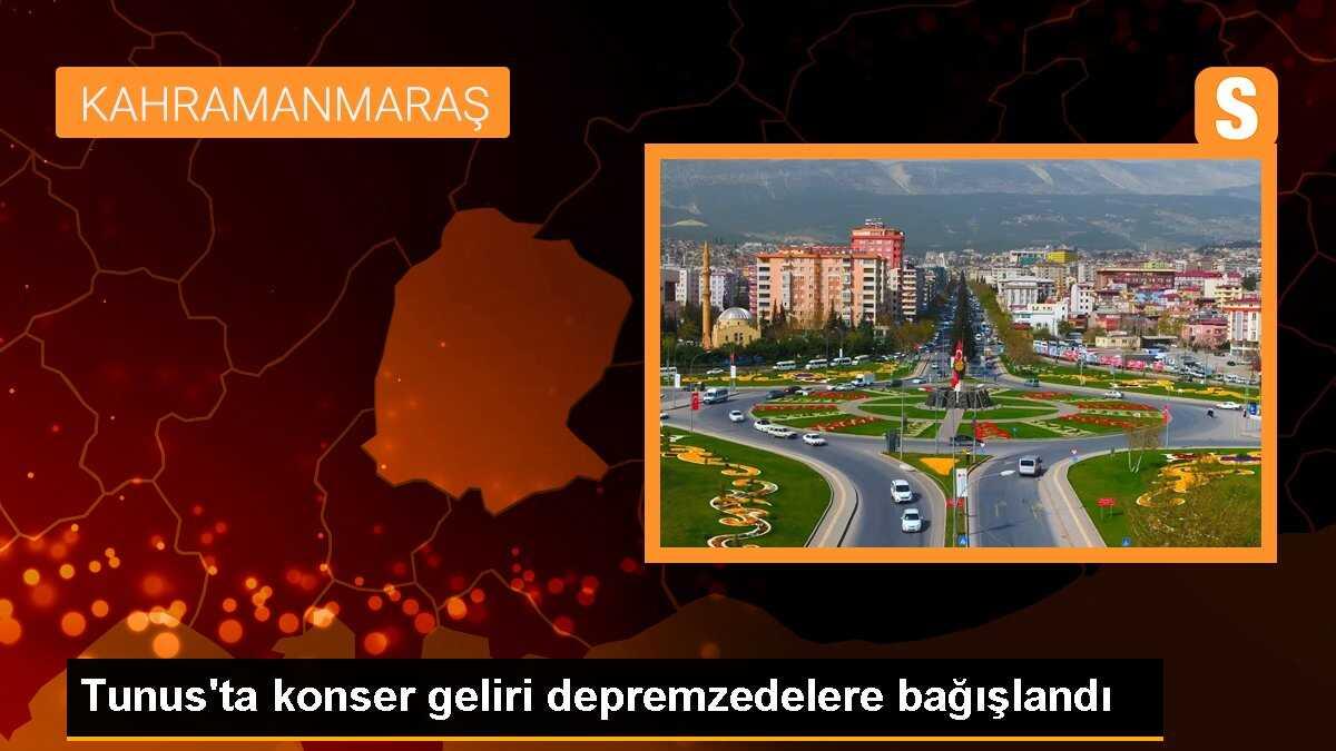 Tunus\'ta konser geliri depremzedelere bağışlandı