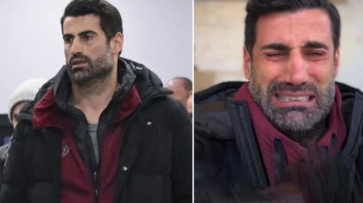 Volkan Demirel, depremzede çocuklarla konuşurken duygusal anlar yaşadı