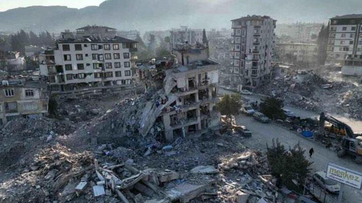 9. günün ardından Hatay'daki yıkım dron kamerasıyla ortaya çıktı