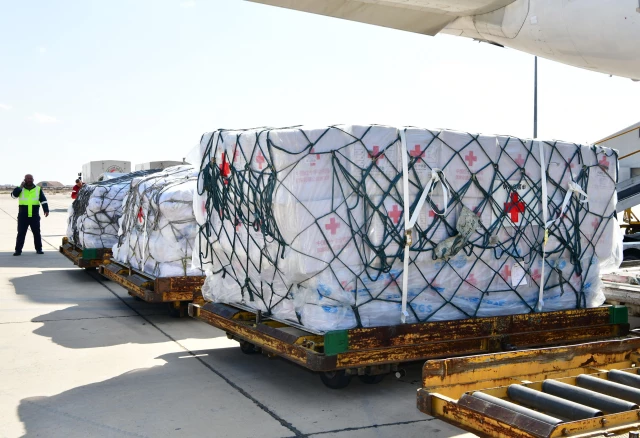 Çin'in Gönderdiği Yardım Malzemelerinin İkinci Partisi Şam'a Ulaştı