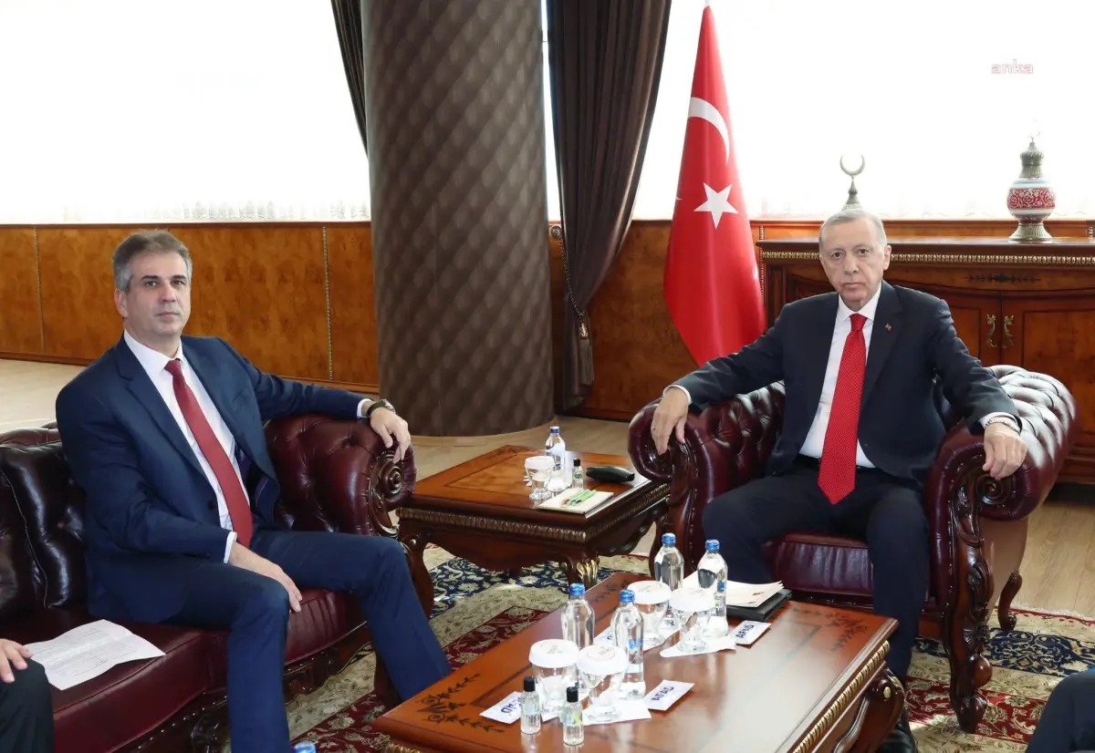 Cumhurbaşkanı Erdoğan, İsrail Dışişleri Bakanı Cohen\'i Kabul Etti