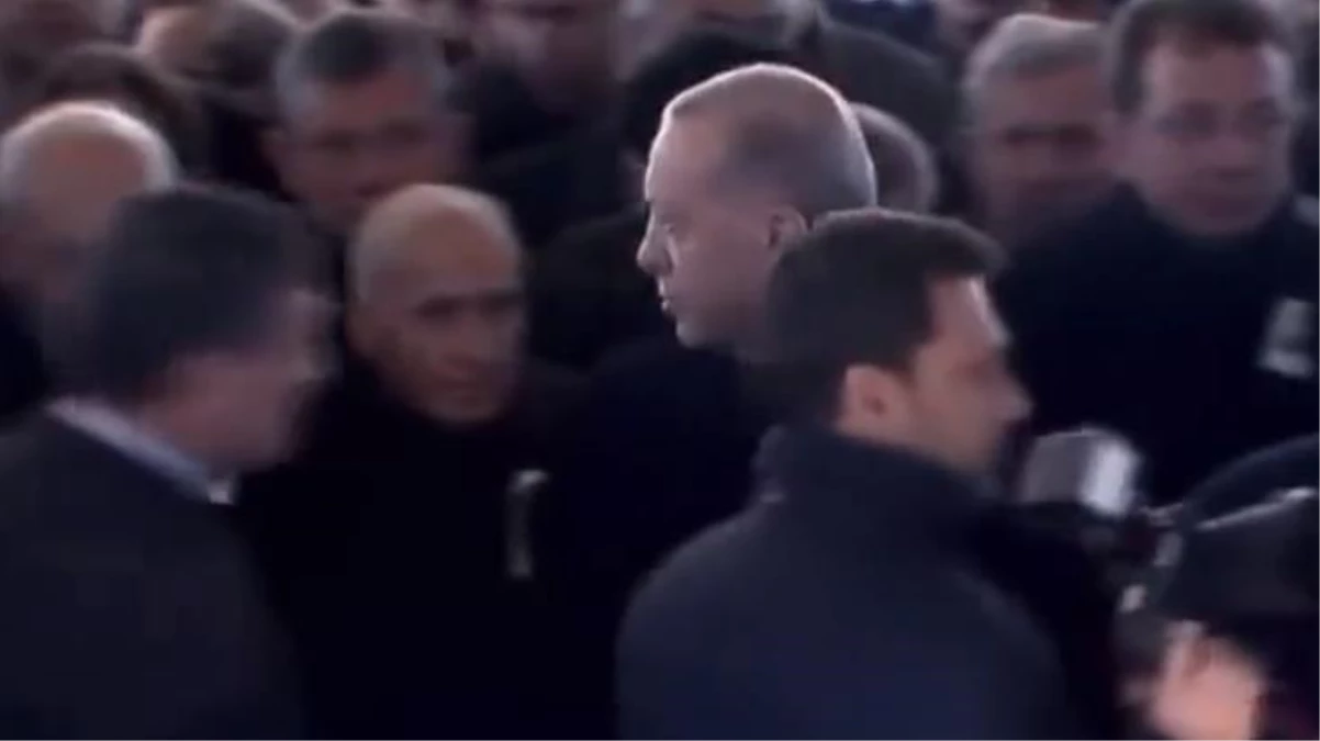 Cumhurbaşkanı Erdoğan, Deniz Baykal\'ın cenazesinde Kılıçdaroğlu ve İmamoğlu ile tokalaşmadı