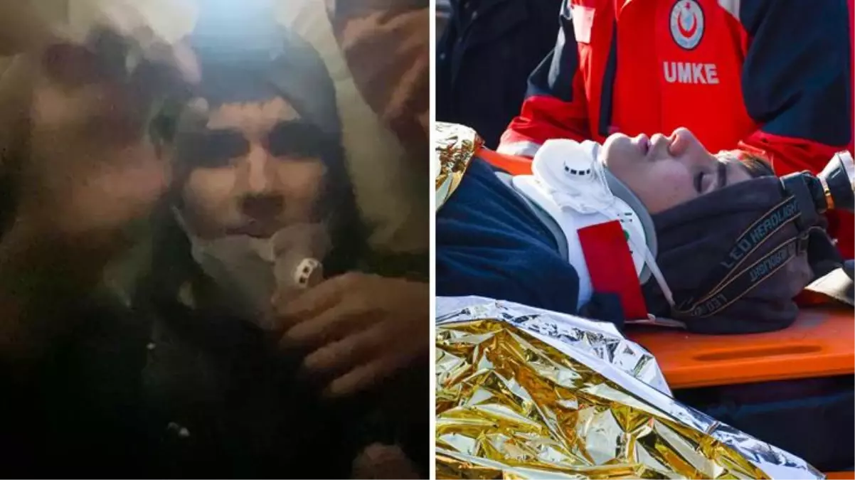 9 gün kurtarılmayı beklediler! Abi kardeş, enkaz altından Türkiye\'ye el salladı