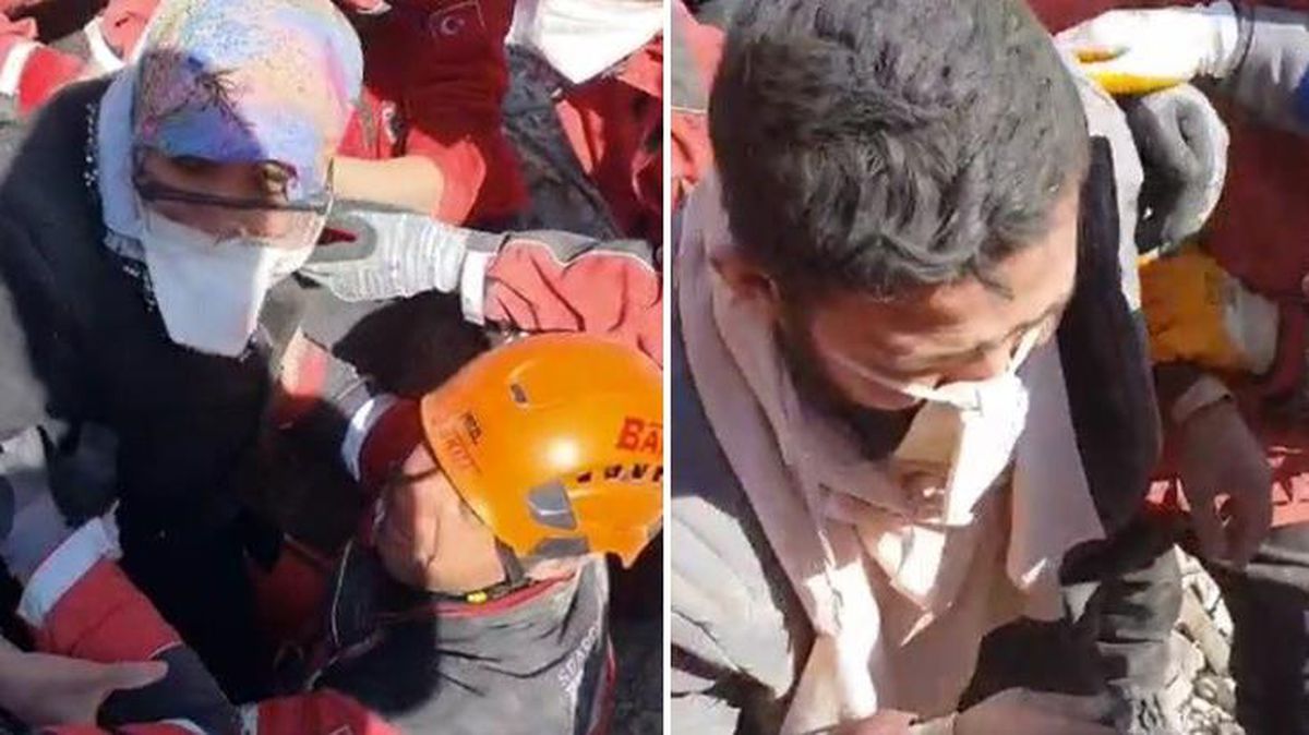 Enkazdan 202. saatte çıkarılan Polat çifti yaşadıklarını anlattı: 6 aylık oğlumu tükürüğümle beslemeye çalıştım, 5. gün dayanamadı