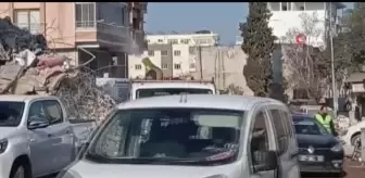 Hatay Kırıkhan'da deprem sonrası dezenfekte çalışması