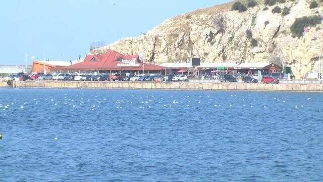 Şile'de sahile vuran deniz mayını patladı; restoran zarar gördü