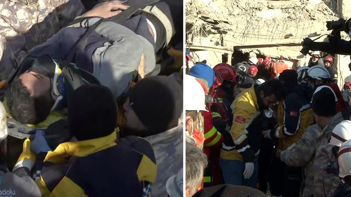 Son Dakika! 198. saatte abi kardeş enkazdan sağ çıkarıldı