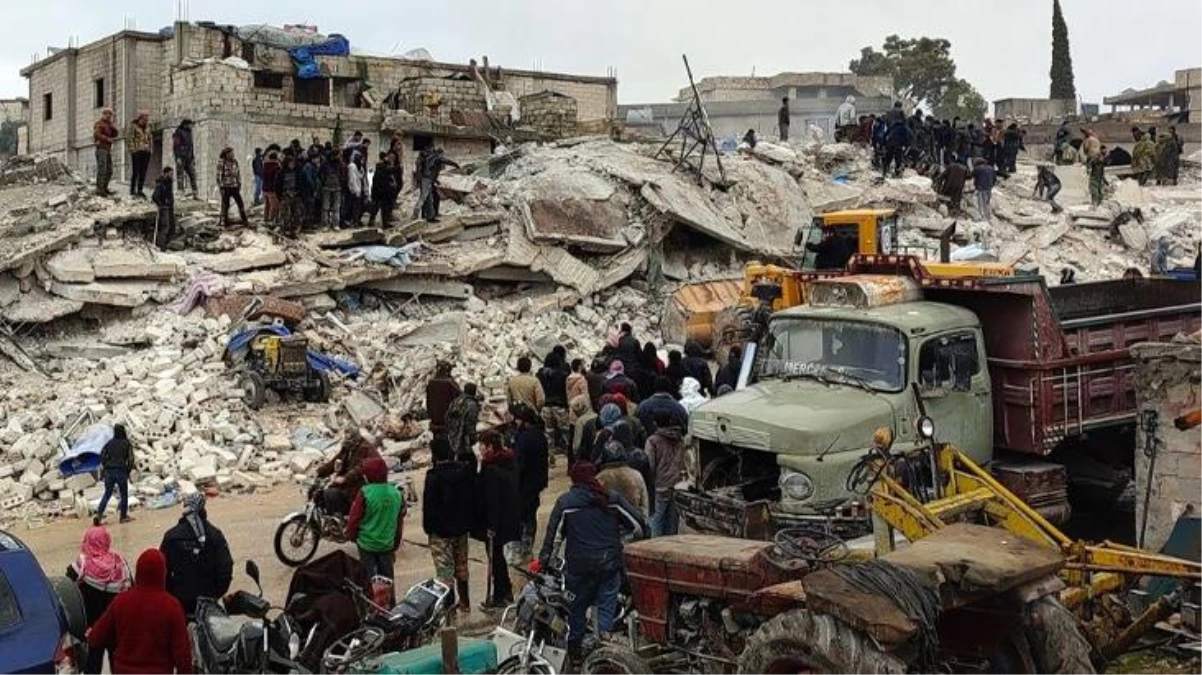 Suriye\'de depremde can kaybı 5 bin 814\'e yükseldi