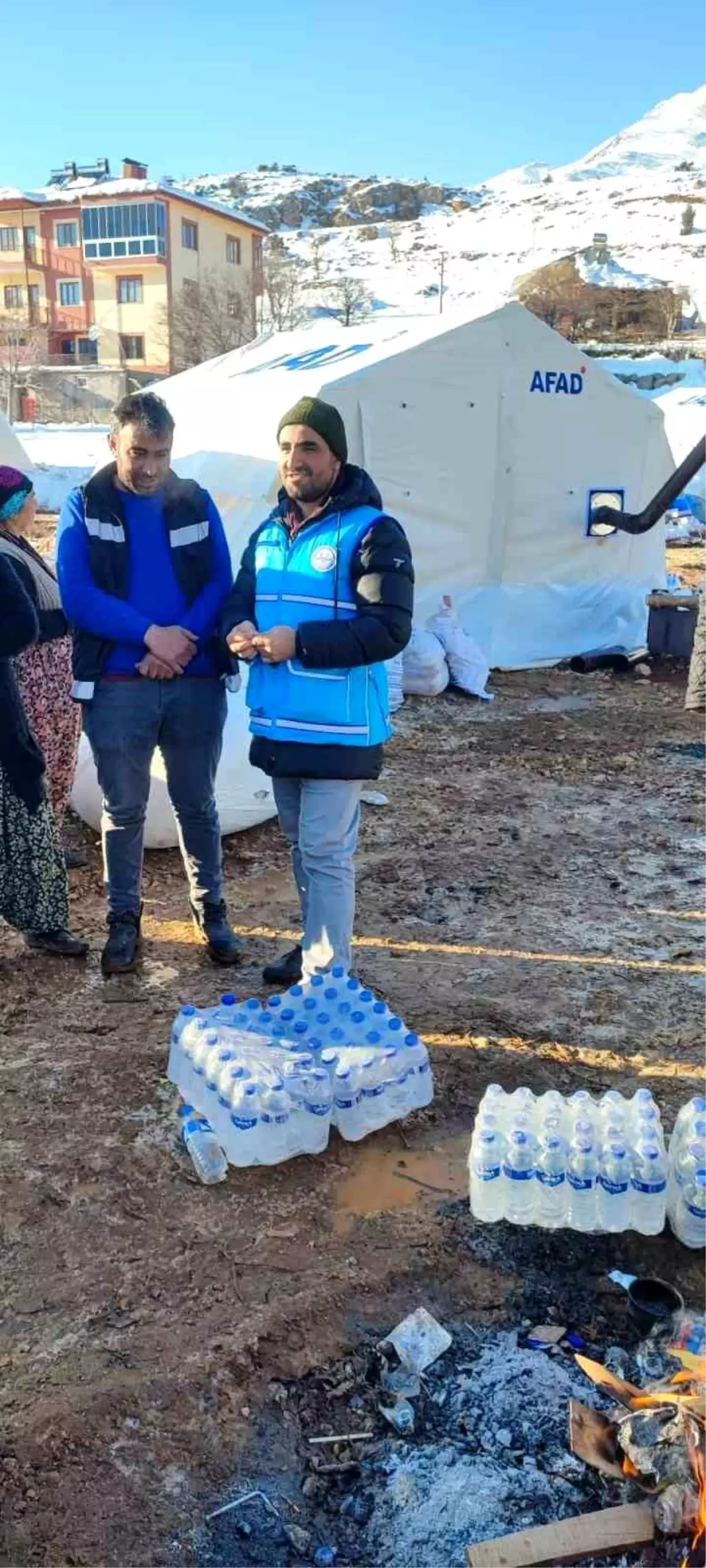 Varto Müftüsü Öztürk deprem bölgesinde