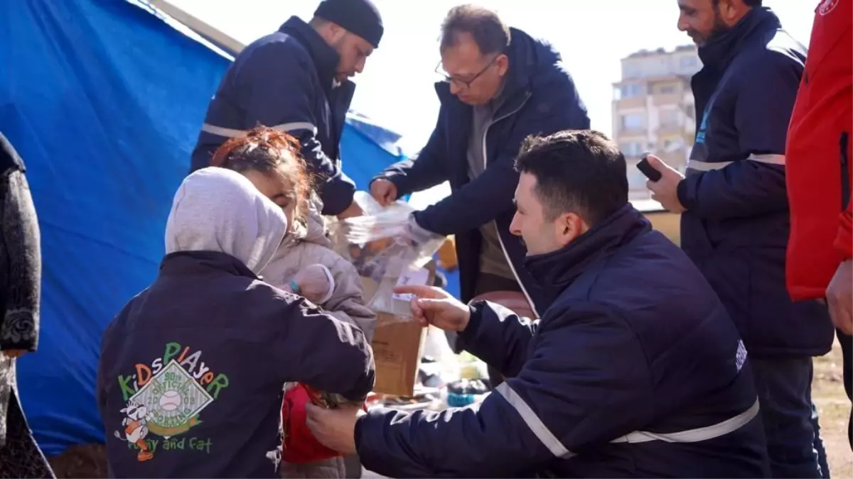 Başkan Hasan Avcı deprem bölgesinde