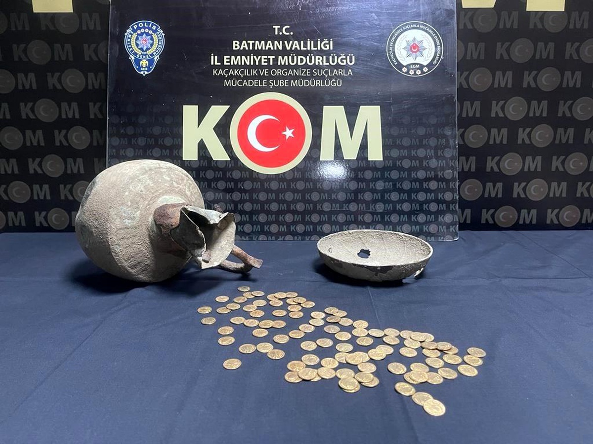 Batman\'da tarihi eser ele geçirildi