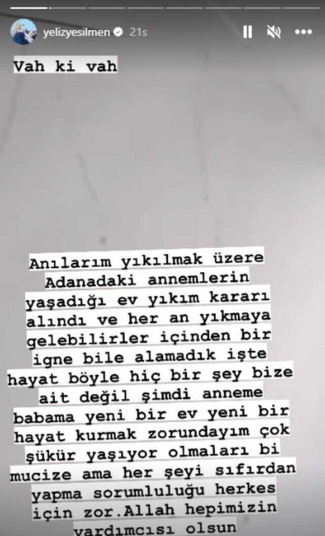 Deprem sonrası evlerine yıkım kararı çıkan Yeliz Yeşilmen, fırsatçılık yapanlara tepki gösterdi