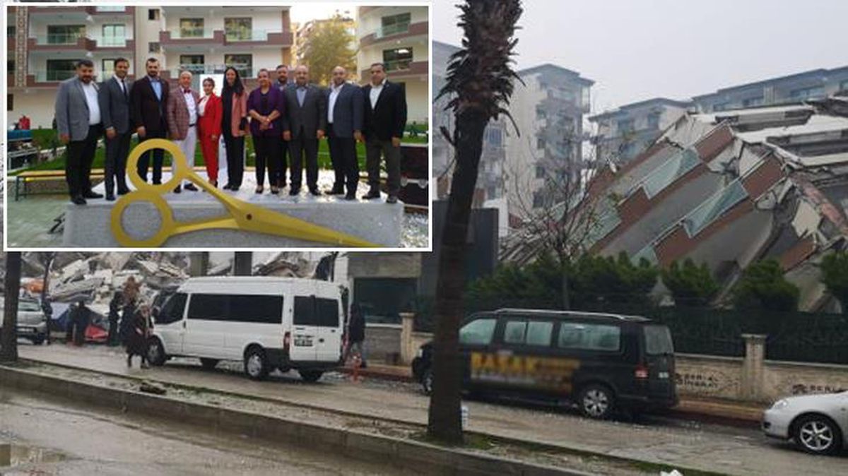 Depreme dayanıklı diye sattığı sitenin 2 bloğu yerle bir oldu! Müteahhit evleri satmak için yalan üstüne yalan söylemiş