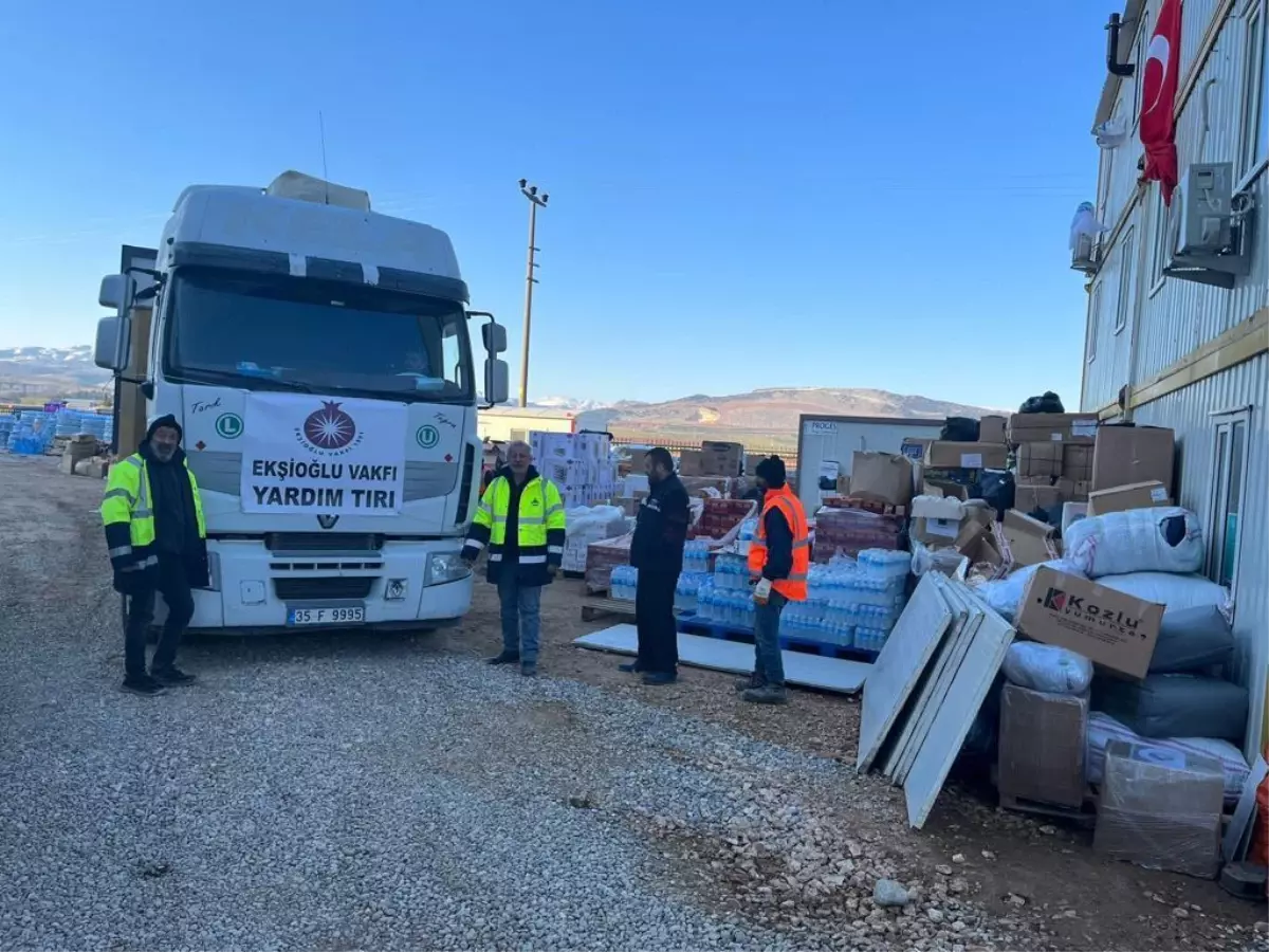 Ekşioğlu Vakfı\'ndan deprem seferberliği!