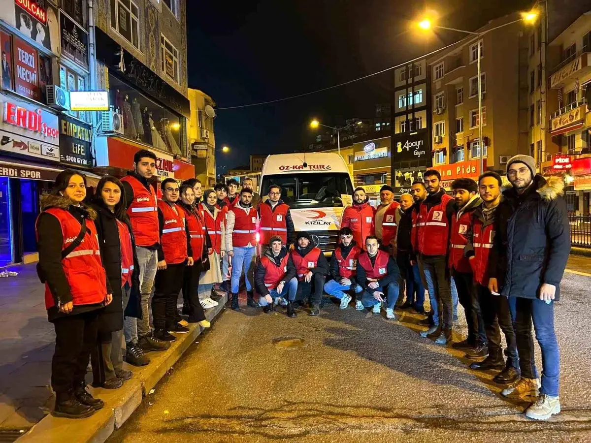 Kdz. Ereğli Kızılay binlerce depremzedeye yardım ulaştırdı