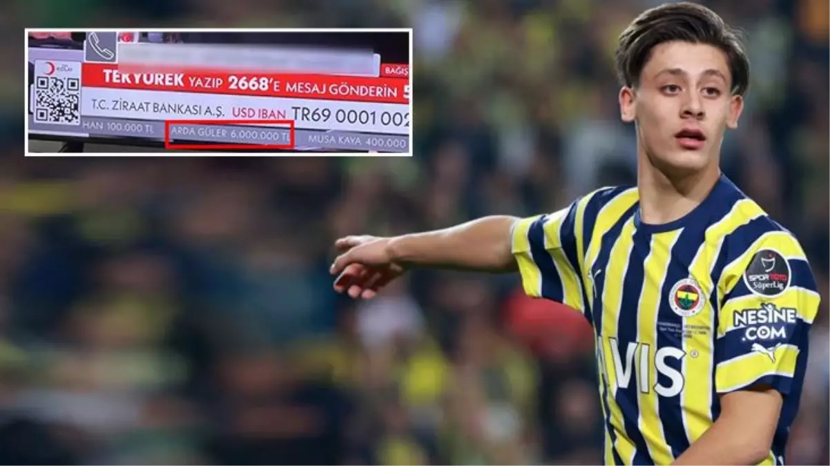 Arda Güler, "Türkiye Tek Yürek" kampanyasına 6 milyon lira mı bağışladı? Gerçek ortaya çıktı