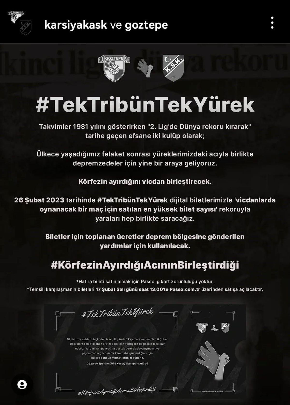 Asrın depremi İzmir\'de ezeli rakipleri bir araya getiriyor