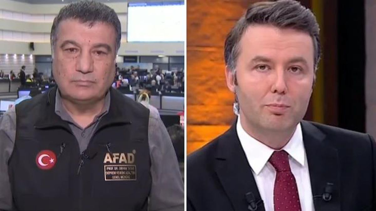 Canlı yayında çarpıcı diyalog! AFAD Deprem Müdürü 'Müdahalede geç kalmadık' deyince, sunucu hemen devreye girdi