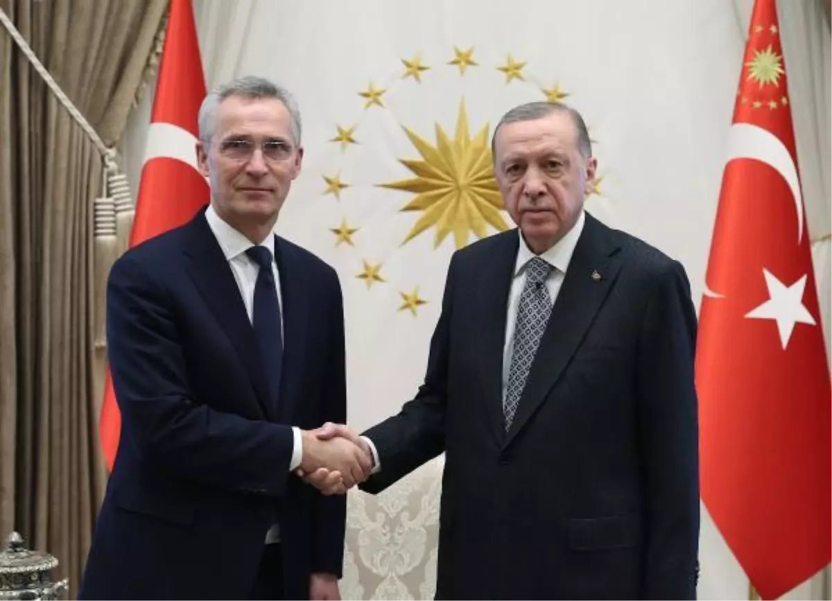 Cumhurbaşkanı Recep Tayyip Erdoğan, Cumhurbaşkanlığı Külliyesi\'nde NATO Genel Sekreteri Jens Stoltenberg\'i kabul etti