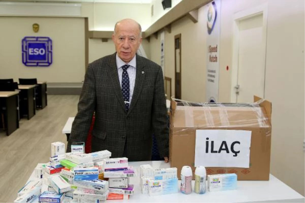 Eskişehir\'de depremzedeler için 200 koli ilaç toplandı