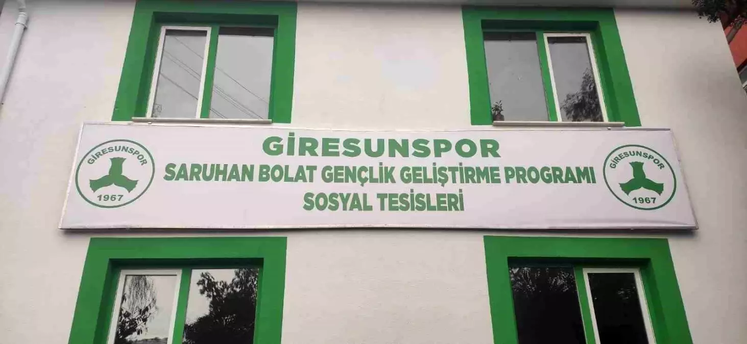 Giresunspor, altyapı tesislerine Saruhan Bolat\'ın adını verdi